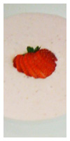 Strawberry puree desert (Culinary final exam)