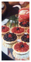 Dessert platter, culinary final exam