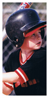 Wynn at bat staring down the pitcher